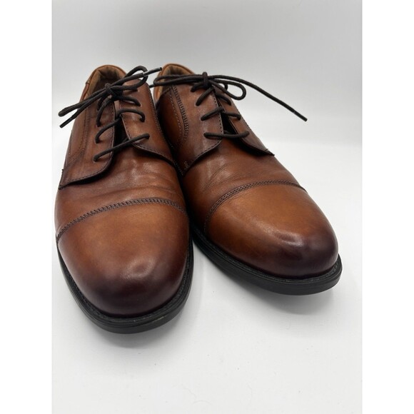 Florsheim Surge Cap Toe Cognac Brown Leather Oxford Mens 10EEE Dress Shoes main image 6